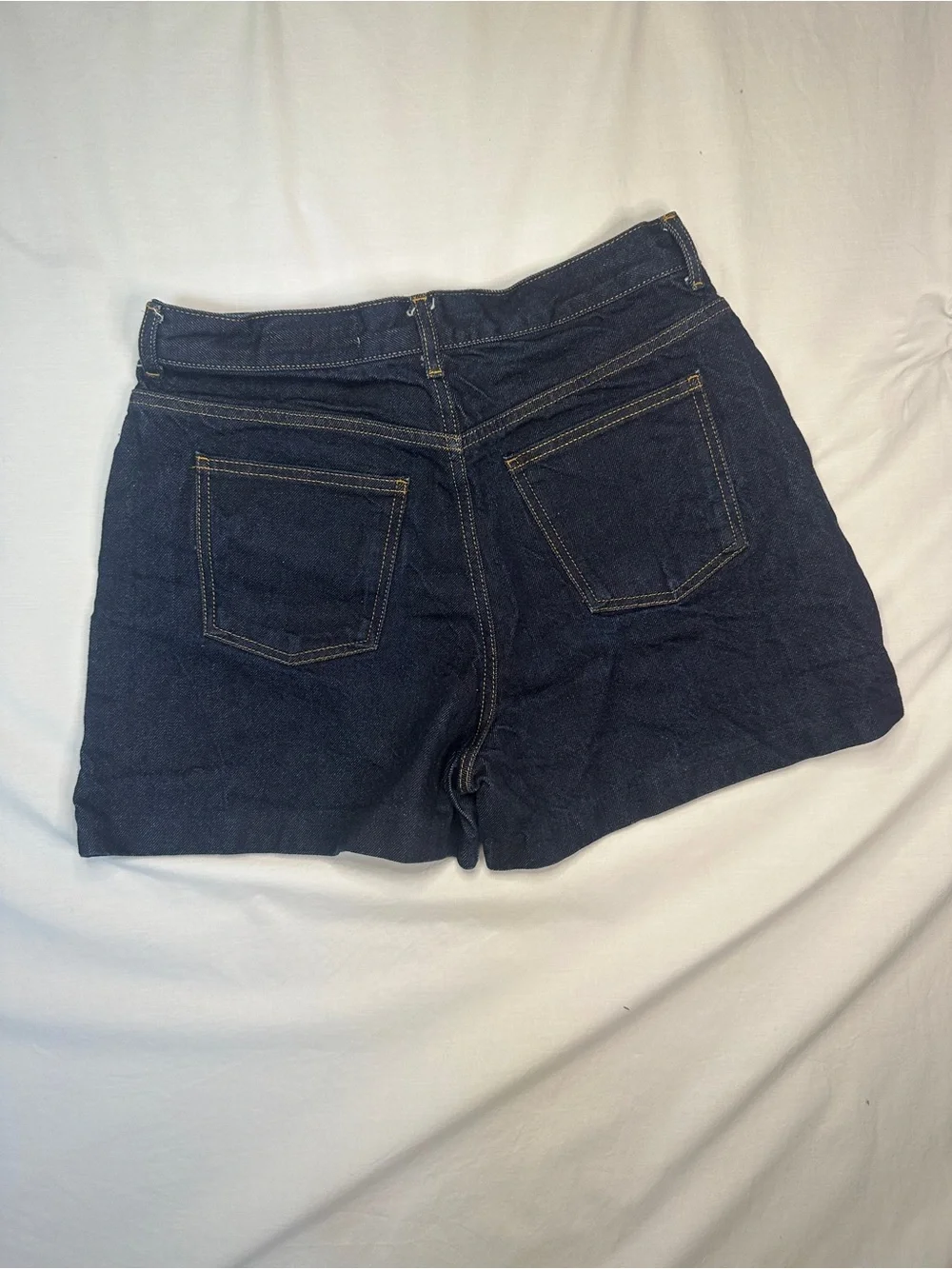 Zara Dark Blue Denim Shorts